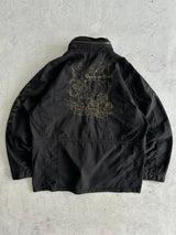 Alpha Industries Embroidered Zip Up Field Jacket (XL)