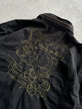 Alpha Industries Embroidered Zip Up Field Jacket (XL)