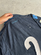 2014/15 Napoli FC Macron Aways Match worn Shirt (L)