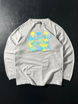 Vintage Stussy 'The Revolution Will Not Be Televised' Long Sleeve T Shirt (M)