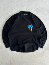 Palm Angels Sprayed Palm Long Sleeve T Shirt (M)