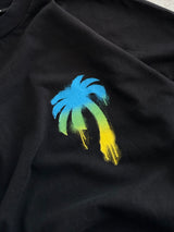 Palm Angels Sprayed Palm Long Sleeve T Shirt (M)