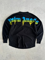 Palm Angels Sprayed Palm Long Sleeve T Shirt (M)