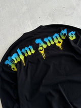 Palm Angels Sprayed Palm Long Sleeve T Shirt (M)