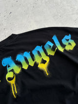 Palm Angels Sprayed Palm Long Sleeve T Shirt (M)