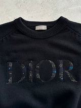 Dior Homme x Peter Diog Embroidered Crewneck Wool Jumper (S)