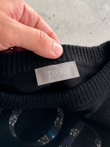 Dior Homme x Peter Diog Embroidered Crewneck Wool Jumper (S)