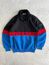 Givenchy Half Zip band Spell Out Pullover Sweatshirt (S)