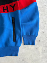 Givenchy Half Zip band Spell Out Pullover Sweatshirt (S)