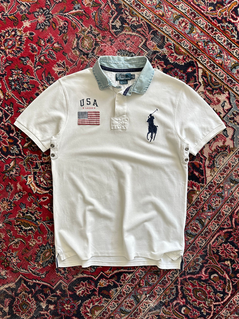 Ralph Lauren Big Logo USA Polo Shirt (M)