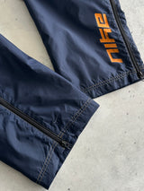 00's Nike side zips Nylon Baggy Track Pants (L/XL)