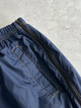 00's Nike side zips Nylon Baggy Track Pants (L/XL)
