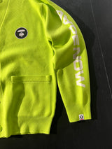 Brand New AAPE By a Bathing Ape Embroidered Knitted Cardigan (S)