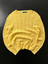 Ralph Lauren Cable Knit Crewneck Jumper (XL)