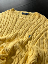 Ralph Lauren Cable Knit Crewneck Jumper (XL)