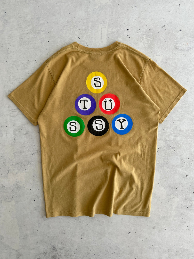 00's Stussy Billiard T Shirt (M)