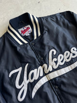 90's NY Yankees Button Up Varsity Jacket (XXL)