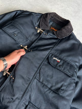 90's Schott NYC Corduroy Collar Fireman Jacket (M)