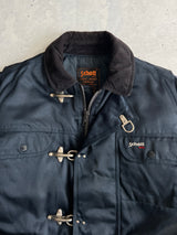 90's Schott NYC Corduroy Collar Fireman Jacket (M)