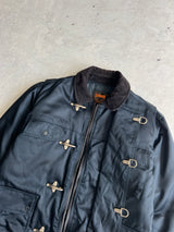 90's Schott NYC Corduroy Collar Fireman Jacket (M)