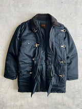 90's Schott NYC Corduroy Collar Fireman Jacket (M)