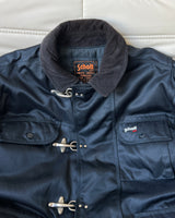 90's Schott NYC Corduroy Collar Fireman Jacket (M)