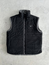 00's Nike Reversible Zip Up Padded Gilet (S)