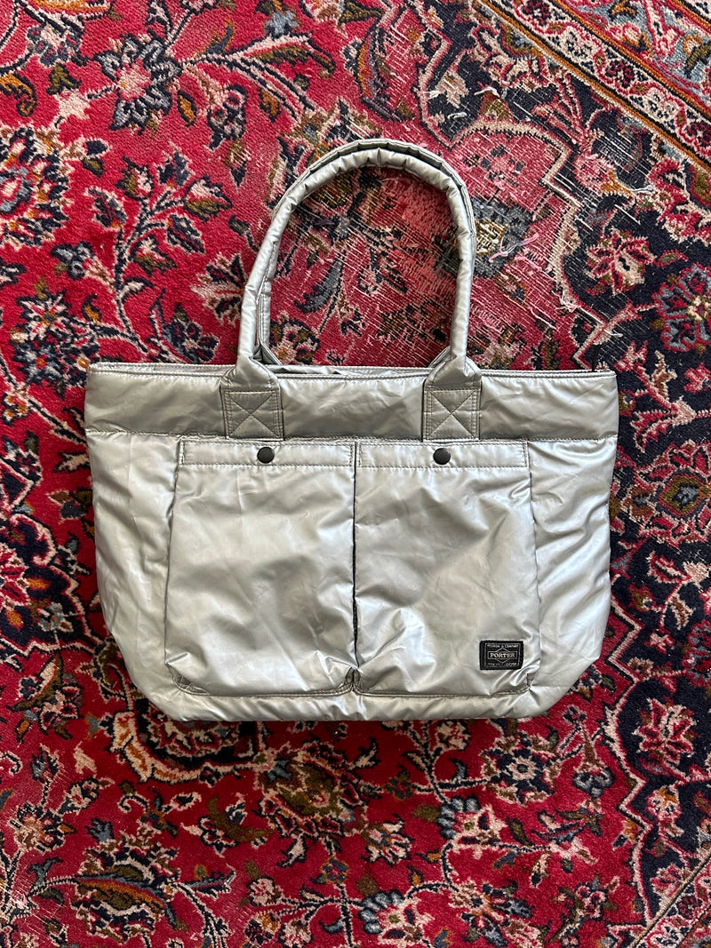 Porter Yoshida & Co. Silver jet Padded Tote Bag (One Size)