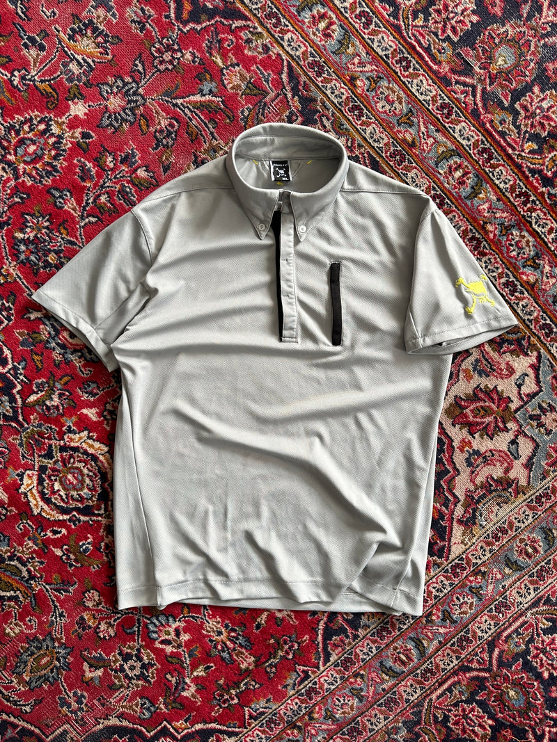 00's Oakley Lightweight Polo Shirt (M)