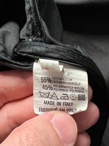 Vintage Fendi Roma Contrast Stitch Zip Up Coat (Women's M)