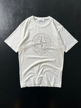 SS/17 Stone Island Reflective Compass Print T Shirt (S)