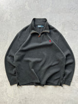 Ralph Lauren Ribbed 1/4 Zip Sweatshirt (XL)