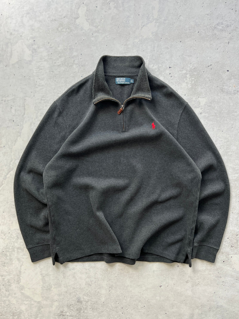 Ralph Lauren Ribbed 1/4 Zip Sweatshirt (XL)