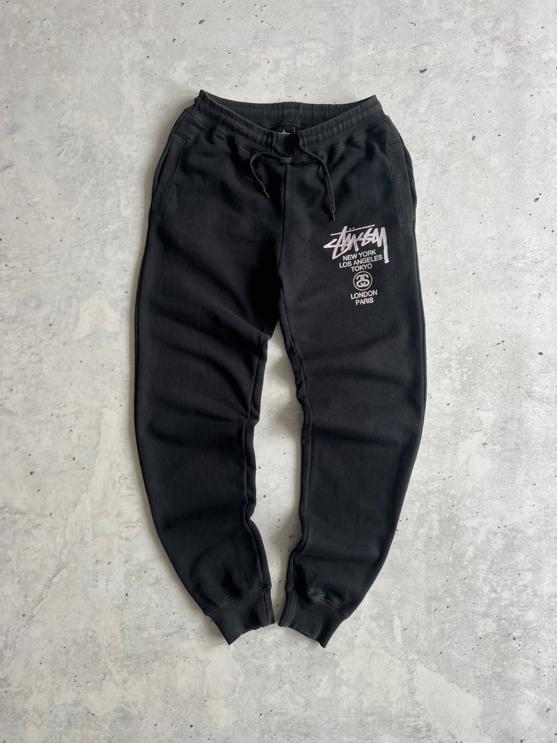 00's Stussy World Tour Jogging Bottoms (Women's M)