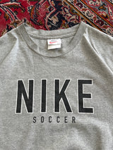 90's Nike Soccer Spell Out T Shirt (XL)