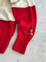 1992 Ralph Lauren PRL Chunky Knit Stripe Jumper (XL)