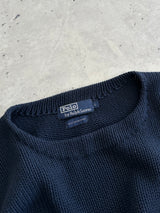 1992 Ralph Lauren PRL Chunky Knit Stripe Jumper (XL)