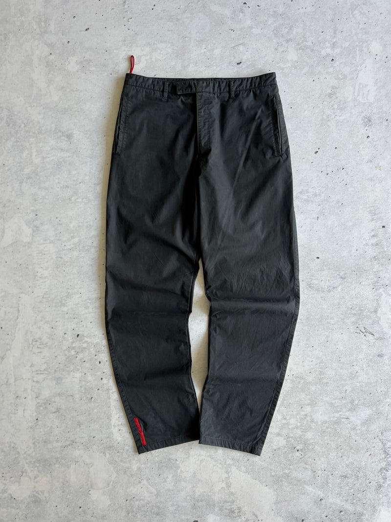 00's Prada Sport Brushed Cotton Trousers (W31 x L30)