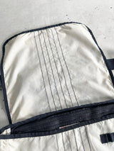 Y-3 Yohji Yamamoto Marine embroidered Messenger Bag (One Size)