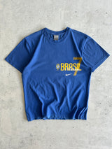 00's Nike Brazil tiempo 'Adriano 7' T Shirt (M)