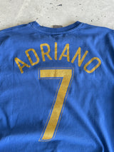 00's Nike Brazil tiempo 'Adriano 7' T Shirt (M)