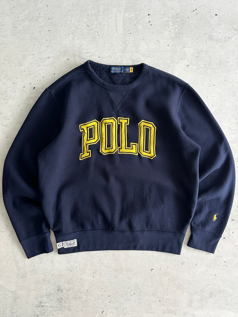 Ralph Lauren Polo Spell Out Crewneck Sweatshirt (M)