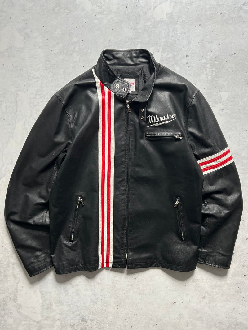 Vintage Milwaukee Leather zip up Jacket (L)