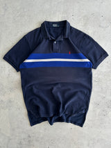 90's Ralph Lauren Stripe Polo Shirt (XL)