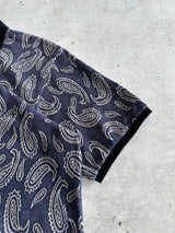 Stussy Paisley Print Polo Shirt (M)