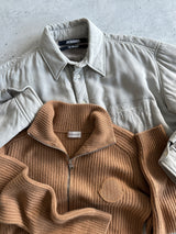 Moncler Tricot Cashmere Chunky Knit Zip Up Jumper / Cardigan (S)