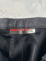 00's Prada Sport Relaxed loose Leg Wool Trousers (W32 x L31)