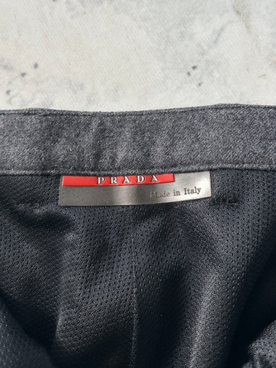00's Prada Sport Relaxed loose Leg Wool Trousers (W32 x L31)