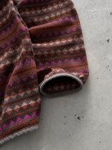 Patagonia Aztec Patterned Pullover Fleece (Women's L)