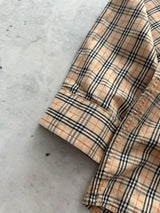 90's Burberry Nova Check Long Sleeve Shirt (S)